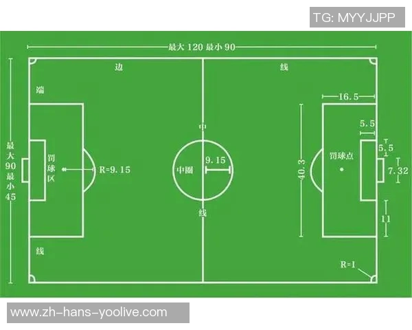 标准足球场尺寸图详解与设计规范分析
